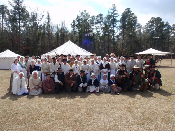 So many re-enactors to present Rev history