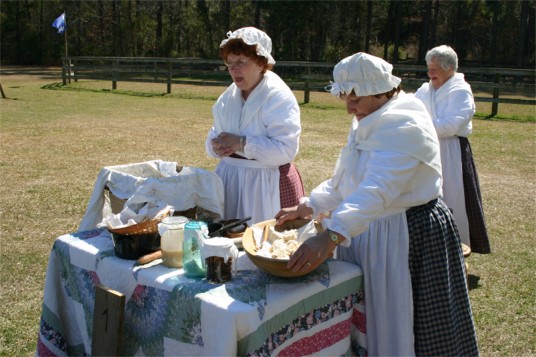 ladies show soap making